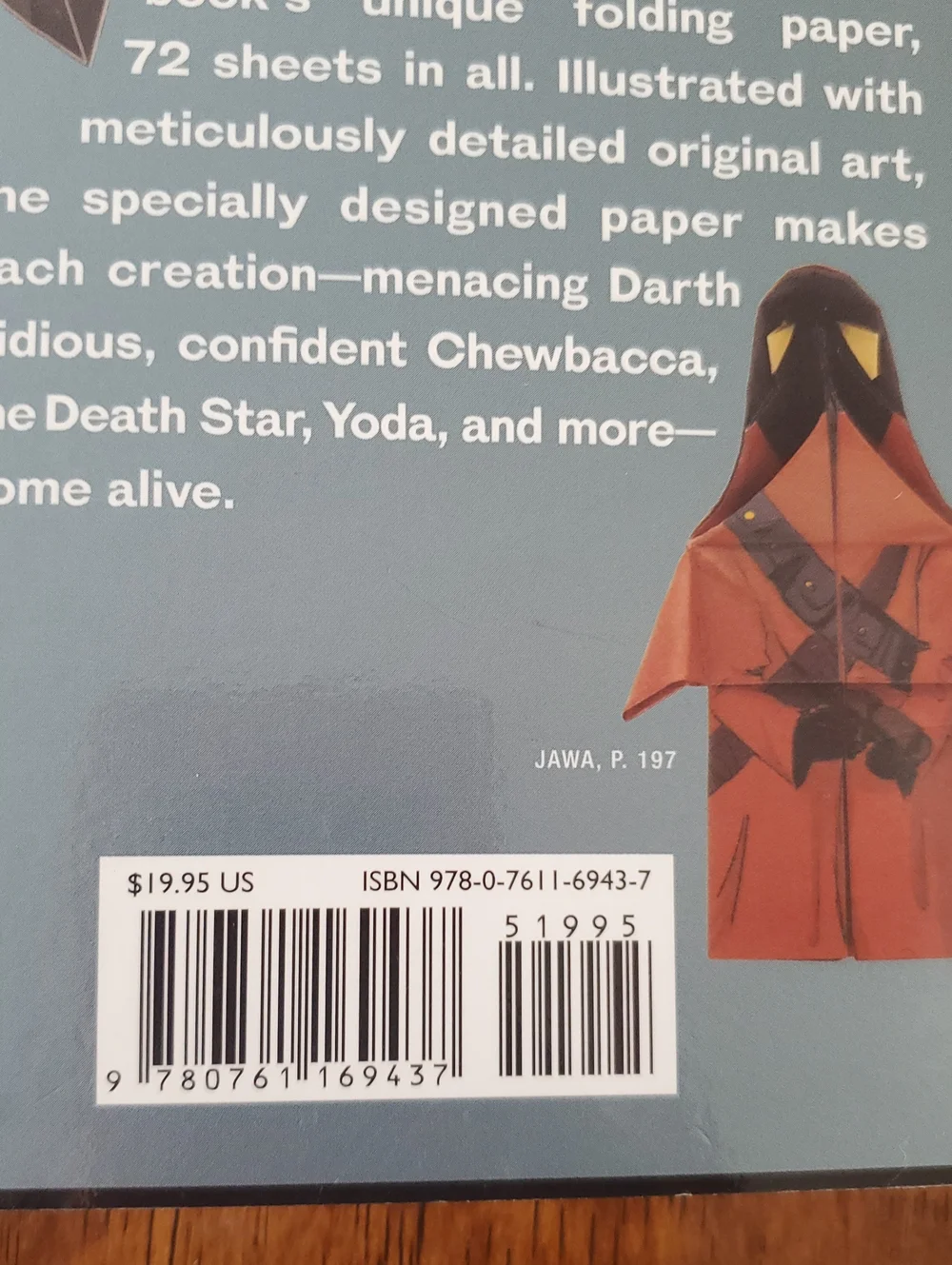 Star Wars Origami Book by - Gray